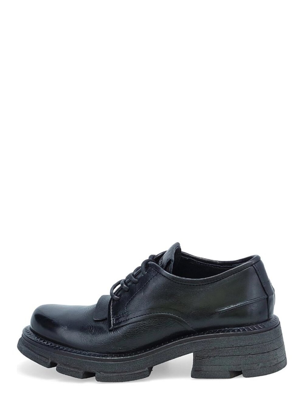NWT $340 A.S.98 LAYTON CHUNKY OXFORD LUG SOLE SHOES BOOTIE BLACK 39 (DD4)